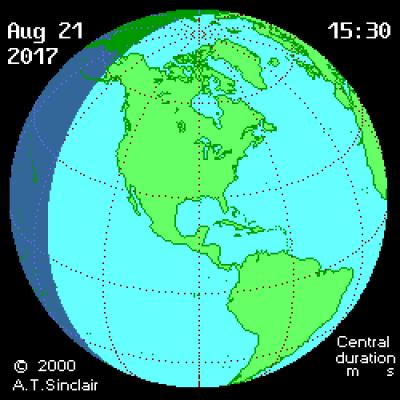 Солнечное затмение в августе американцы увидят впервые