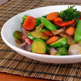 Рецепт приготовления соте из овощей
